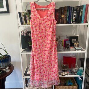 Dress Barn Pink Cherry Dress